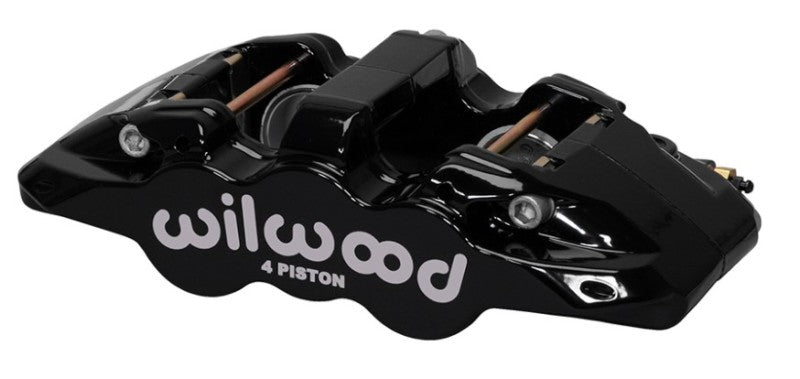 Wilwood Caliper - Aero4 - R/H - Black 1.62/1.38in Pistons 1.25in Disc - My Store