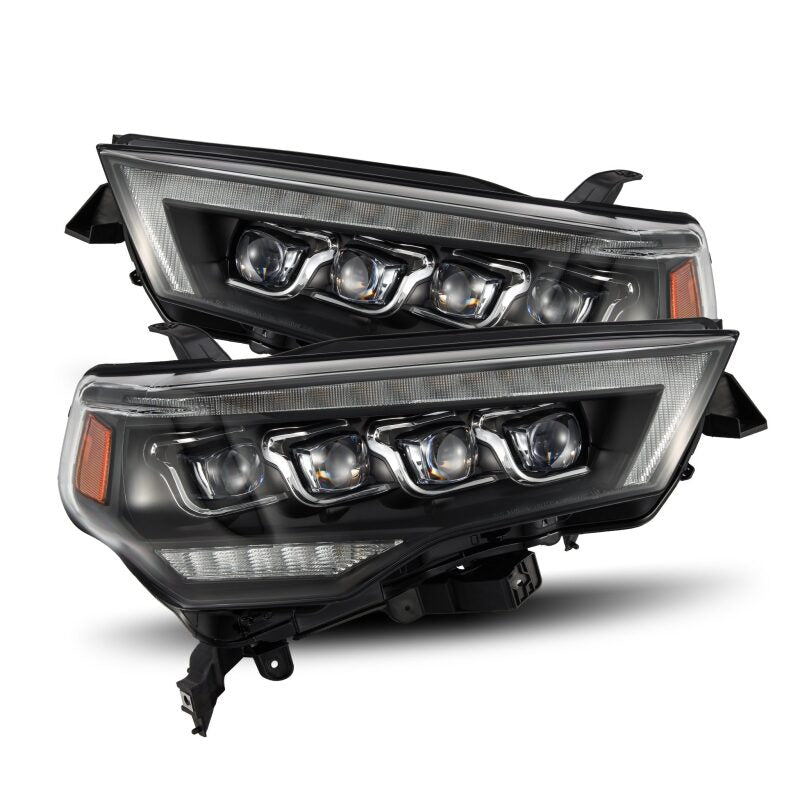 AlphaRex 14 - 22 Toyota 4Runner (2021 Req. Conv) NOVA LED Proj HL Blk w/Actv Light & Seq. Sig + SB DRL - My Store