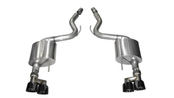 compare product Corsa 2015-2017 Ford Mustang GT 5.0 3in Axle Back Exhaust Black Quad Tips (Sport)