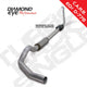 Diamond Eye KIT 5in Turbo Back SGL AL: 94 - 97 FORD 7.3L F250/F350 PWRSTROKE NFS W/ CARB EQUIV STDS - My Store