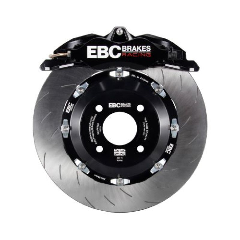 EBC Racing 92-00 BMW M3 (E36) Black Apollo-4 Calipers 330mm Rotors Front Big Brake Kit - My Store