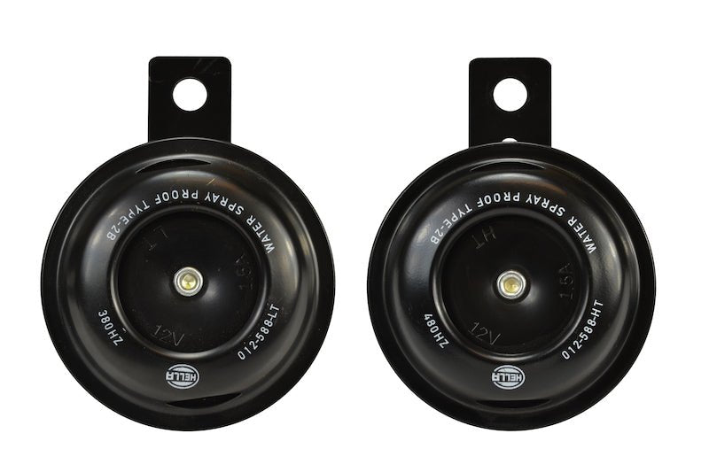 Hella Horn Kit Bx Blk Disc Mcycle 12V Univ - My Store