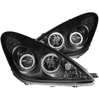 compare product ANZO 2002-2003 Lexus Es300 Projector Headlights w/ Halo Black