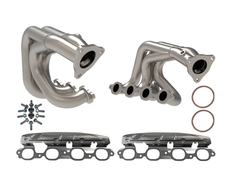 aFe Twisted 304SS Header 2020 Chevy Corvette (C8) 6.2L V8 - Titanium Ceramic Coated - My Store