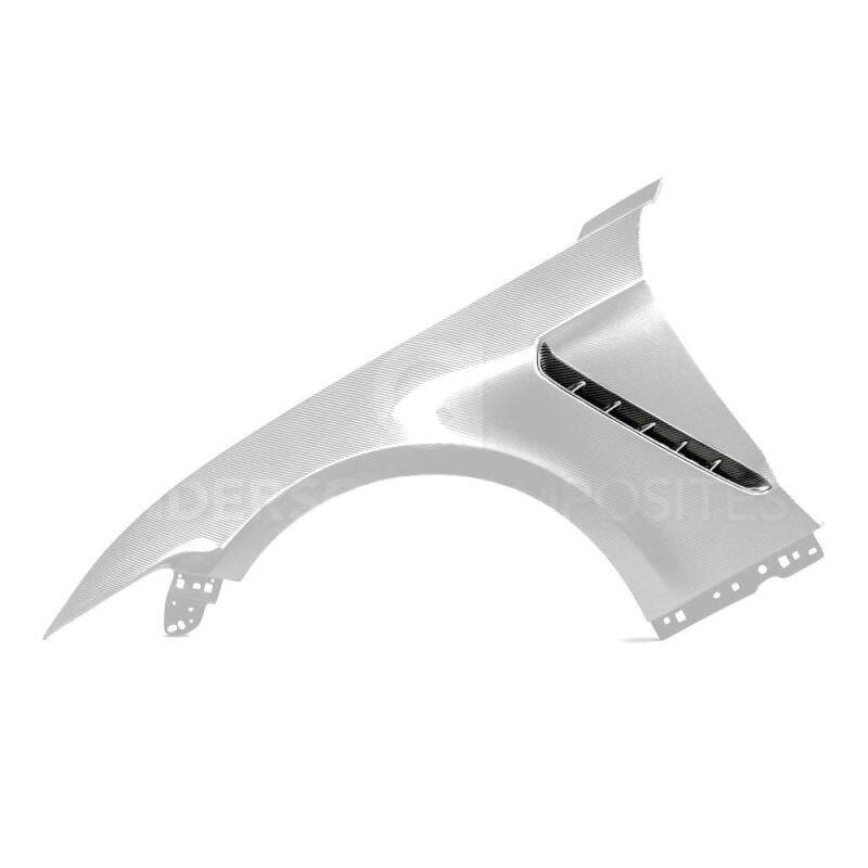 Anderson Composites 15 - 17 Mustang Carbon Fiber GT350 Style Fender Vent Inserts (Only Fit AC Fenders) - My Store
