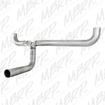 compare product MBRP Universal Full size Pickup T pipe kit AL