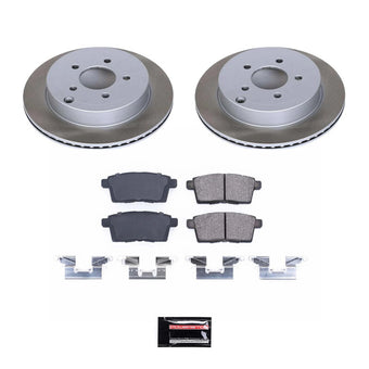 compare product Power Stop 07-10 Lincoln MKX Rear Semi-Coated Rotor Kit