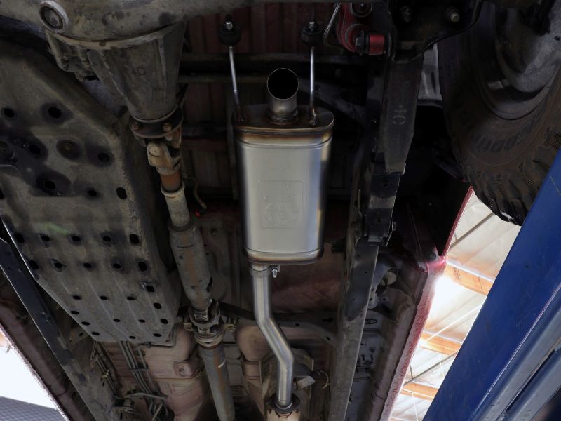 aFe ROCK BASHER 2.5in 409 SS Cat - Back Exhaust - 99 - 04 Toyota Tacoma L4 - 2.4L / V6 - 3.4L - My Store