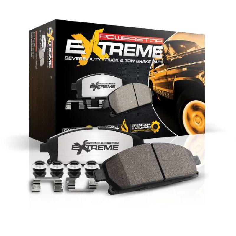 Power Stop 08 - 14 Ford E - 150 Rear Z36 Truck & Tow Brake Pads w/Hardware - My Store