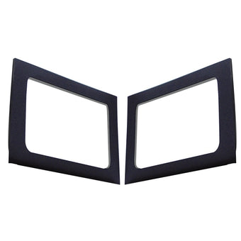 compare product DEI 11-18 Jeep Wrangler JK 4-Door Boom Mat Rear Side Window Trim - 2 Piece - Black