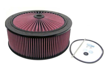compare product K&N X-Stream Top Assembly 12in ID 7.313in Neck Flange 5in Height - Red Filter