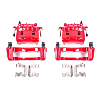 compare product Power Stop 16-17 Subaru Crosstrek Front Red Calipers w/Brackets - Pair