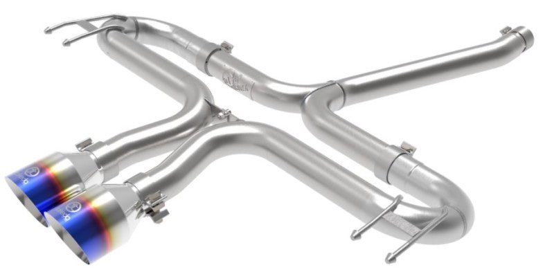 aFe Takeda 2 - 1/2in 304 SS Axle - Back Exhaust w/Blue Flame Tips 17 - 20 Honda Civic Sport L4 - 1.5L (t) - My Store