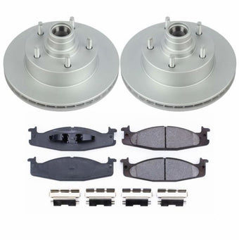 compare product Power Stop 94-01 Ford E-150 Front Z17 Evolution Geomet Coated Brake Kit