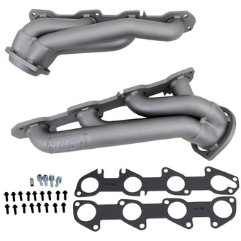 compare product BBK 09-20 Dodge Challenger Hemi 5.7L Shorty Tuned Length Exhaust Headers - 1-3/4in Titanium Ceramic
