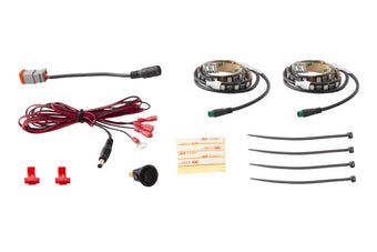 compare product Diode Dynamics RGBW Footwell Strip Kit 2pc Multicolor