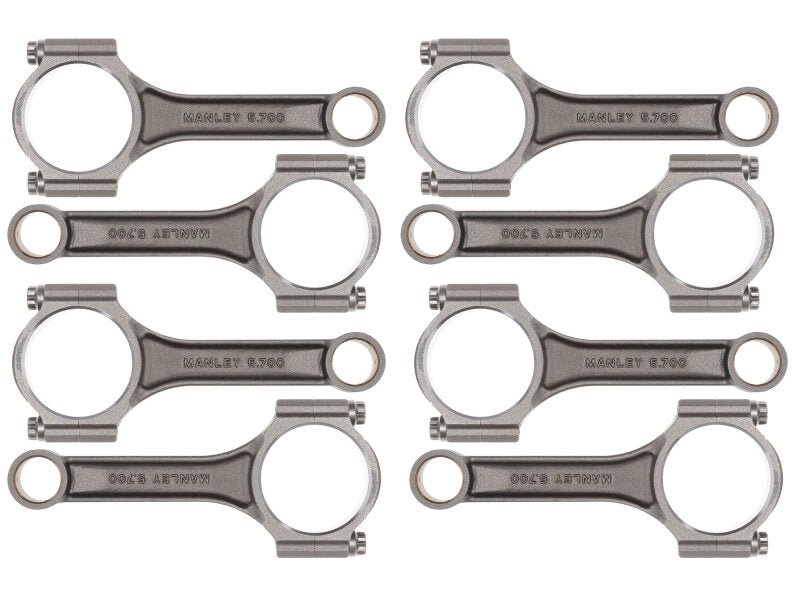 Manley SB Chevy Sportsmaster Steel Connecting Rods I - Beam 5.7in Length - Set of 8 - My Store
