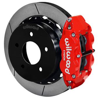 compare product Wilwood 88-98 Chevy Silverado Superlite 4R 12.88x1.10in GT Slotted Rear Drum to Disc Conv. - Red