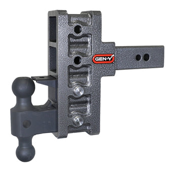 compare product Gen-Y Mega Duty 2.5in Shank 6in Offset Drop 32K Hitch w/GH-0161 Dual-Ball/GH-0162 Pintle Lock