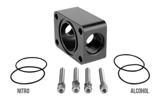 compare product Aeromotive Spur Gear Pump Distribution Block - 2x AN-10