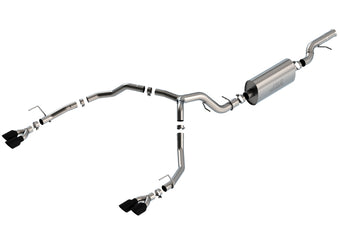 compare product Borla 21-22 Chevrolet Tahoe 6.2L V8 2/4WD 4DR T-304 SS Touring Cat-Back Exhaust w/ Black Chrome Tips