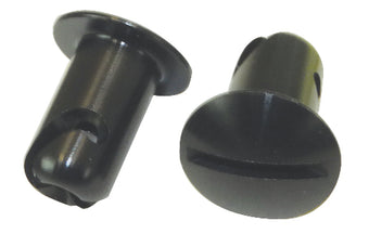 compare product Moroso Quick Fastener - Oval Head - 7/16in x .550in - Aluminum - Black - 10 Pack