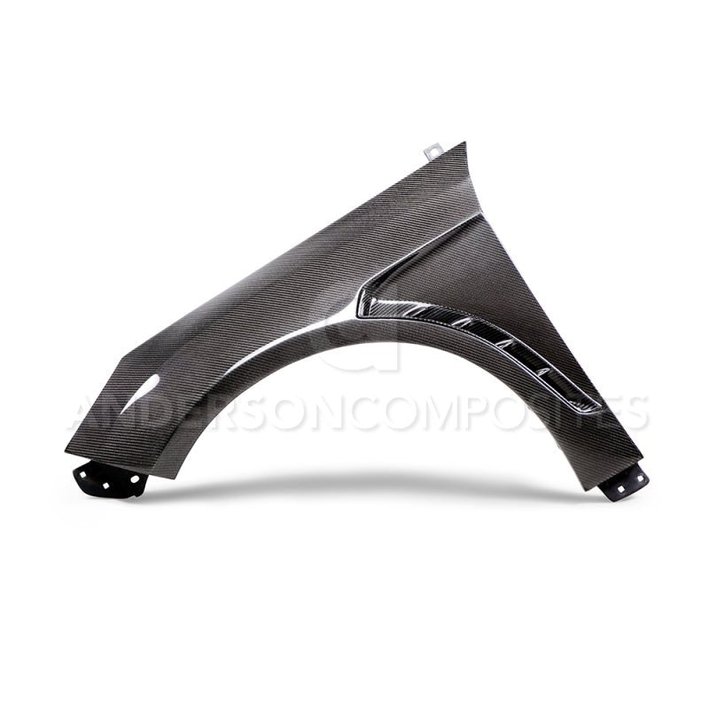 Anderson Composites 2016+ Focus Type - GR Vented Carbon Fiber Fenders .04in Wider (Pair) - My Store