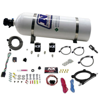 compare product Nitrous Express 11-15 Ford Mustang GT 5.0L High Output Nitrous Plate Kit (50-250HP) w/15lb Bottle