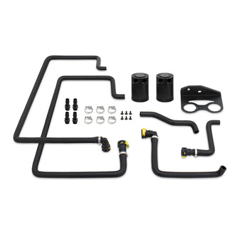compare product Mishimoto 18+ Ford F-150 2.7L EcoBoost Baffled Oil Catch Can Kit - Clear