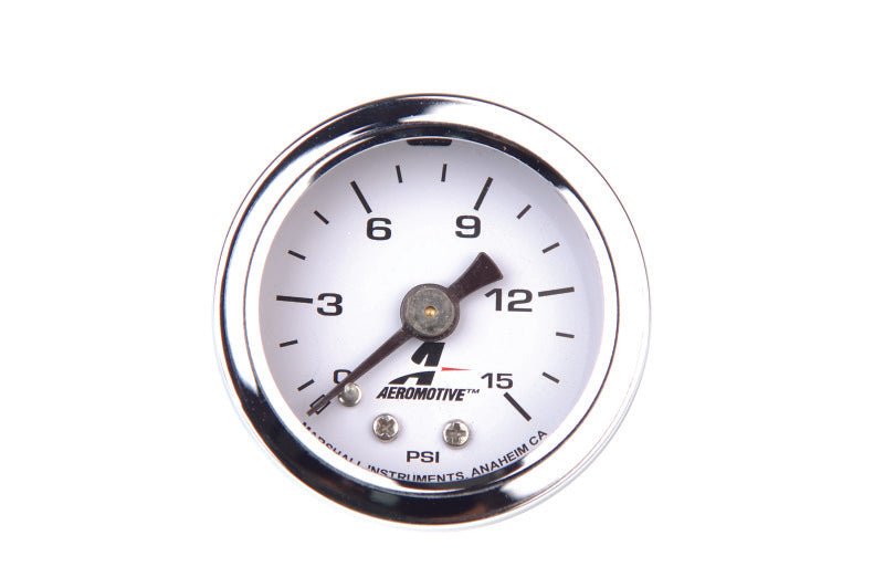 Aeromotive 0 - 15 PSI Fuel Pressure Gauge - My Store