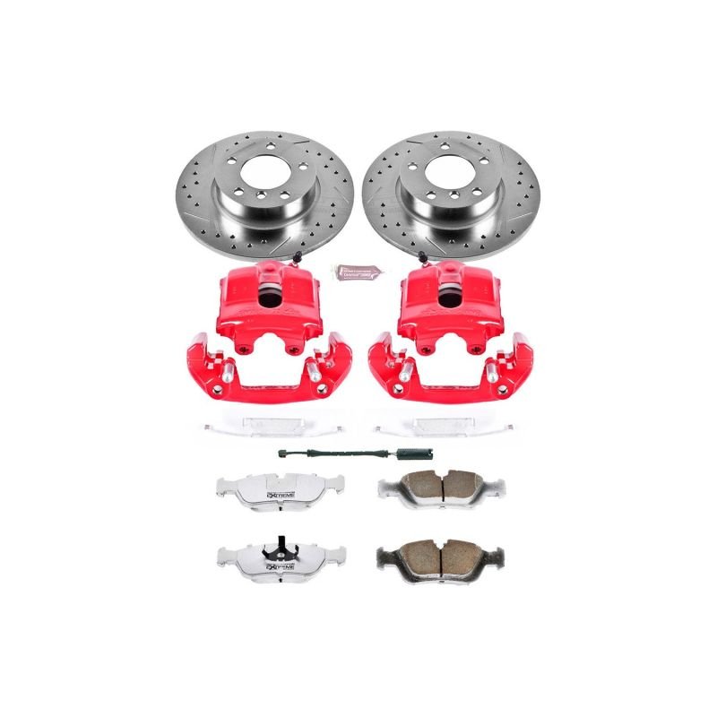 Power Stop 1999 BMW 318ti Front Z26 Street Warrior Brake Kit w/Calipers - My Store