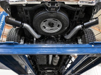 aFe LARGE Bore HD 4in Dual DPF - Back SS Exhaust w/Polished Tip 16 - 17 GM Diesel Truck V8 - 6.6L (td) LML - My Store
