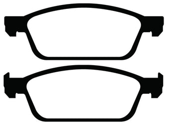 compare product EBC 13+ Ford Escape 1.6 Turbo 4WD Ultimax2 Front Brake Pads