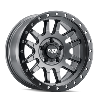 compare product Dirty Life 9309 Canyon Pro 17x9/5x127 BP/-12mm Offset/71.5mm Hub Satin Graphite Wheel - Beadlock