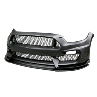 compare product Anderson Composites 15-16 Ford Mustang GT350 Style Fiberglass Front Bumper w/ Front Lip