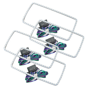 compare product Oracle GMC Sierra 07-13 Halo Kit (New Square Ring Design) - ColorSHIFT w/o Controller