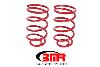 compare product BMR 64-66 A-Body Rear Lowering Springs - Red