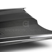 Anderson Composites 2018 - 2019 Ford Mustang Ram Air Double Sided Carbon Fiber Hood - My Store