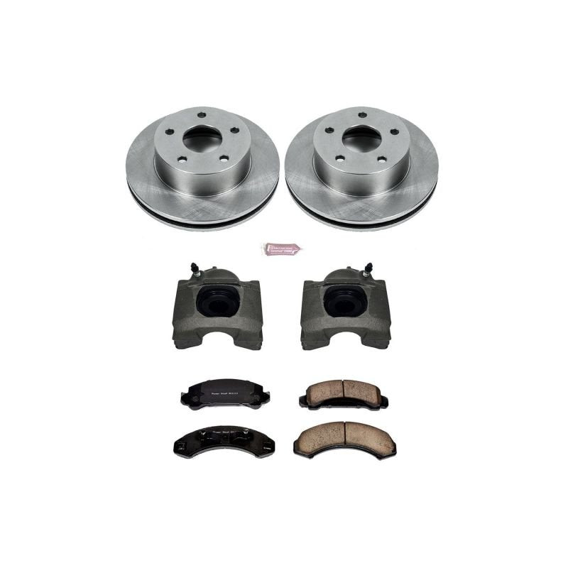 Power Stop 90 - 97 Ford Aerostar Front Autospecialty Brake Kit w/Calipers - My Store