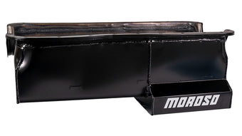 compare product Moroso Ford 429-460 (w/Rear Sump) Wet Sump 7qt 8.5in Steel Oil Pan