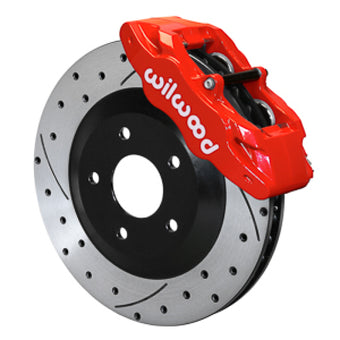 compare product Wilwood 05-13 C6 Corvette Base SLC56 Front Rotor & Brake Kit - Red