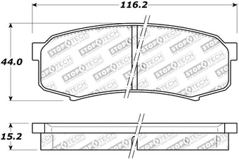 compare product StopTech Street Brake Pads - Rear