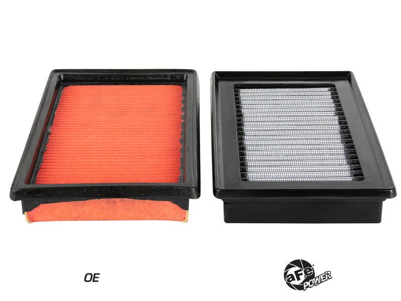 aFe Magnum FLOW Pro DRY S OE Replacement Filter (Pair) 14 - 19 Infiniti Q50 V6 3.5L/3.7L - My Store