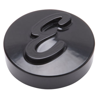 compare product Edelbrock E Logo Black Anodized Nut for Pro-Flo Universal 14in Round Air Cleaners
