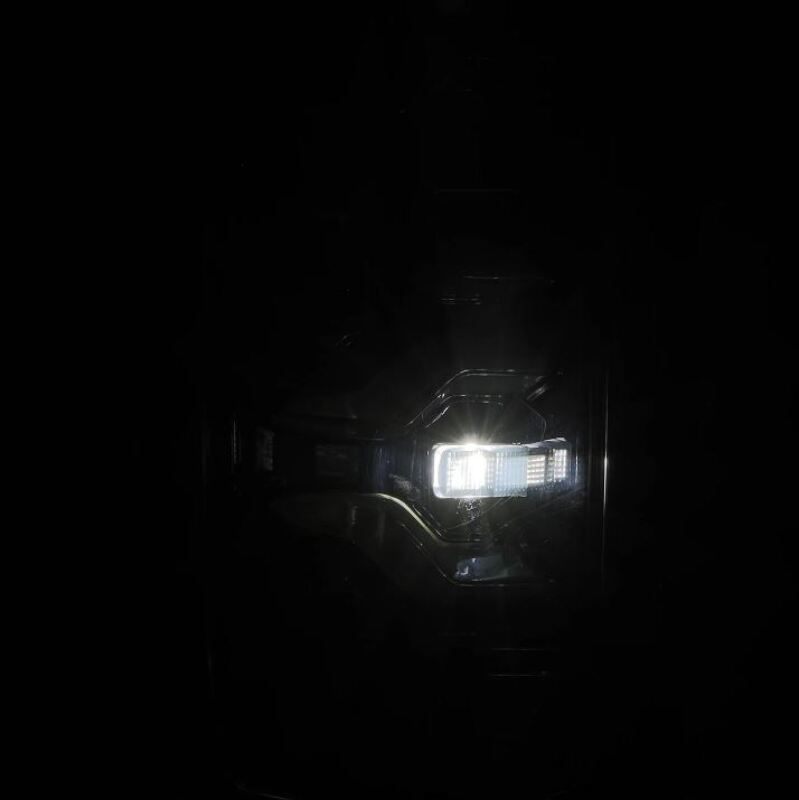 AlphaRex 87 - 96 Ford Bronco/F - 150 Luxx - Series LED Tail Lights - Alpha - Black - My Store