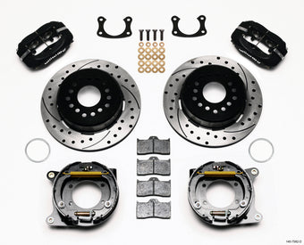 compare product Wilwood Forged Dynalite P/S Park Brake Kit Drilled New Big Ford 2.36in Offset