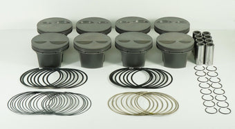 compare product Mahle MS Piston Set SBC 362ci 4.060in Bore 3.500stk 5.700in Rod .0927in Pin -2cc 10.9 CR Set of 8