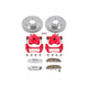 Power Stop 98 - 02 Honda Accord Front Z26 Street Warrior Brake Kit w/Calipers - My Store