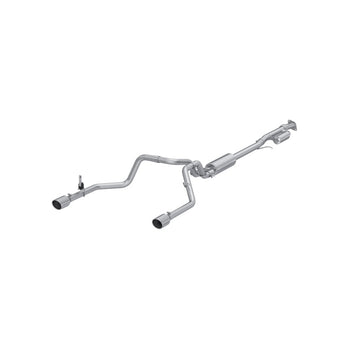 compare product MBRP 2019+ Chevrolet Silverado 1500 / 2019+ GMC Sierra 1500 Alum. 3in Armor Lite Cat-Back Exhaust