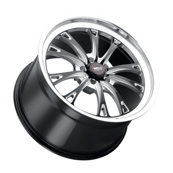 compare product Weld S113 20X12 Belmont 5X120 ET52 BS8.50 Gloss Black MIL Dia 72.56